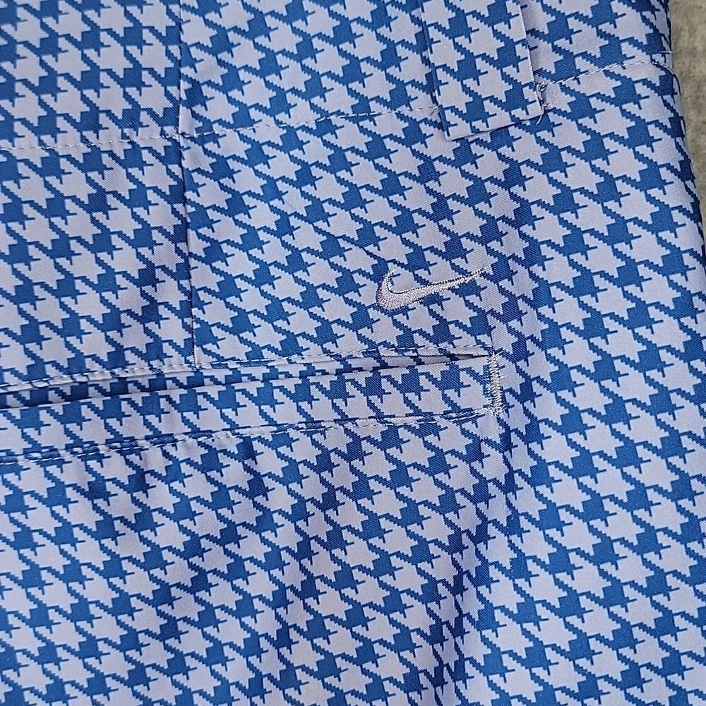 Nike Golf Blue Checkered Fit-Dry Golf Pants - Picture 13 of 16
